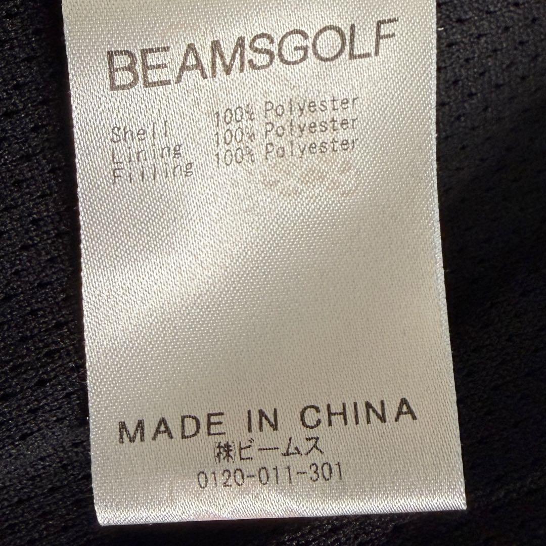 【極美品】BEAMS GOLF ノーカラージャケット ブルゾン ゴルフウェア