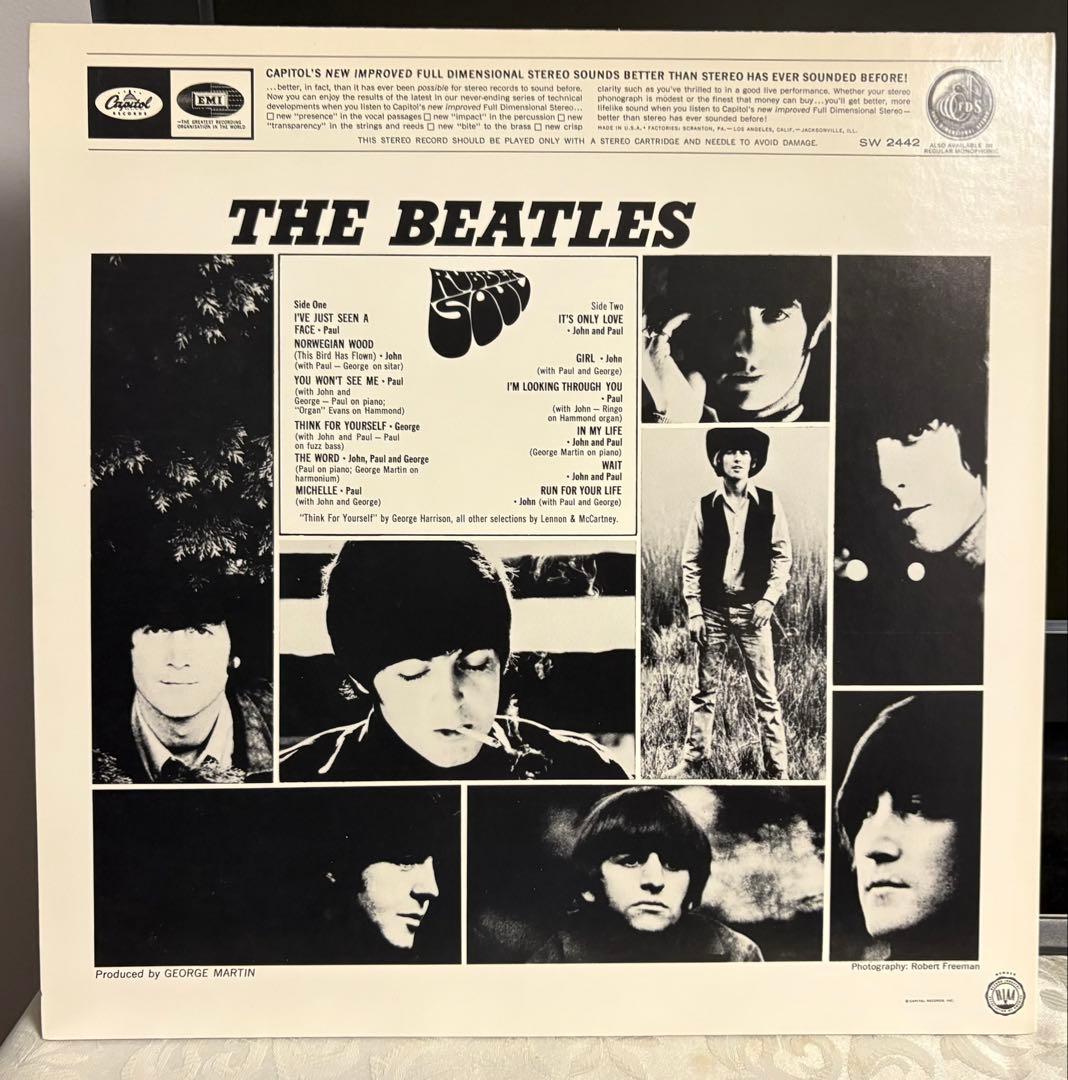 【未使用】希少ビートルズ レインボーキャピトル含む6枚セット US盤　＋おまけ付