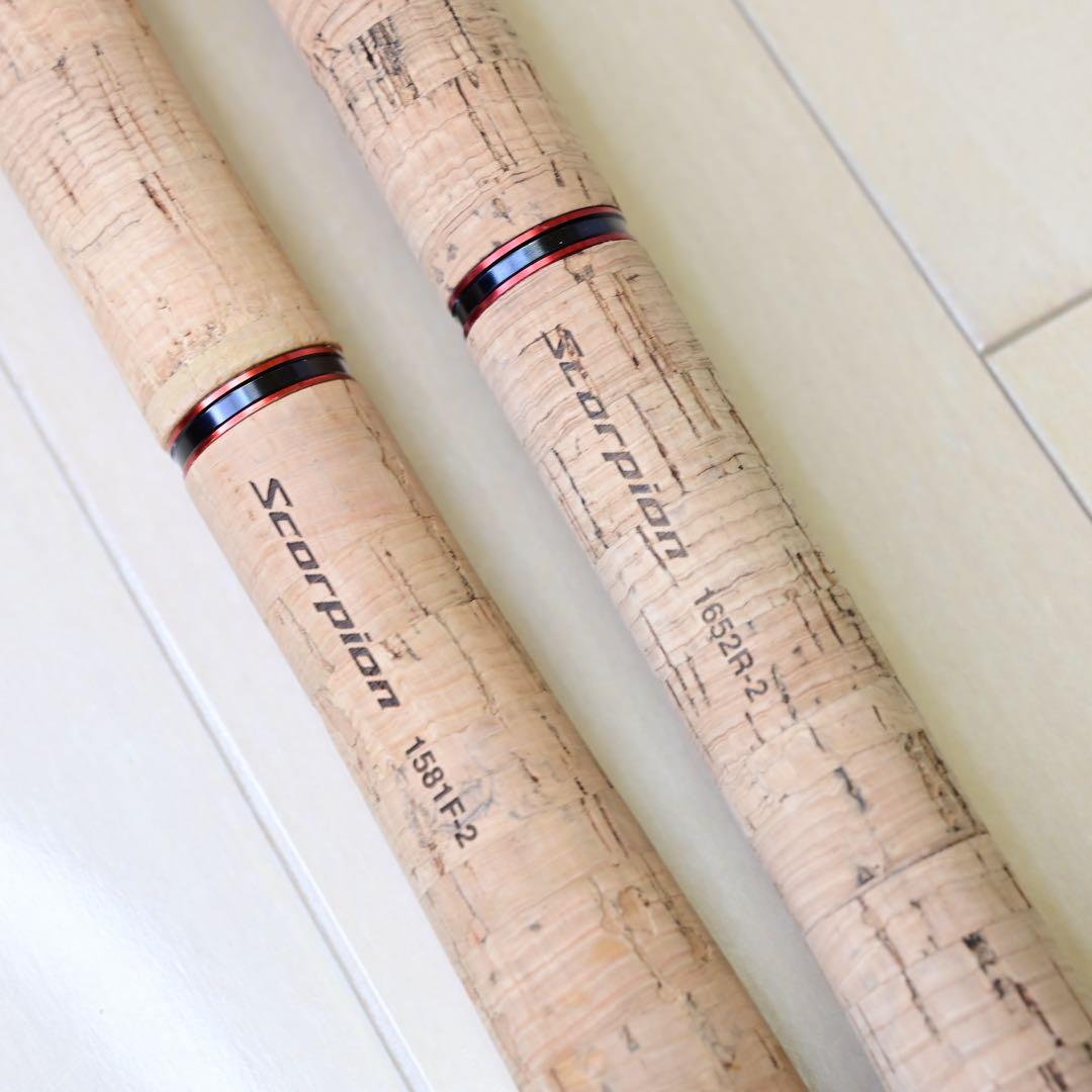 Scorpion バスロッド 1581F-2 1652R-2 ２本セット