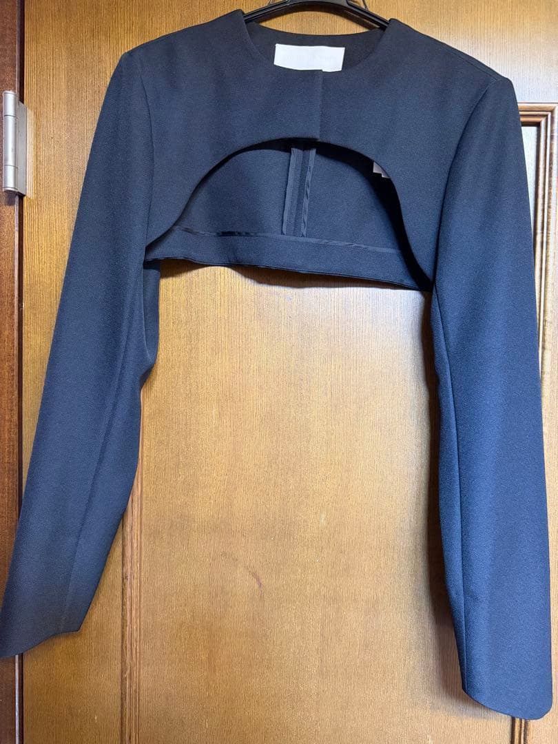 ADAM ET ROPE' FEMME ジャケットボレロ　ブラック