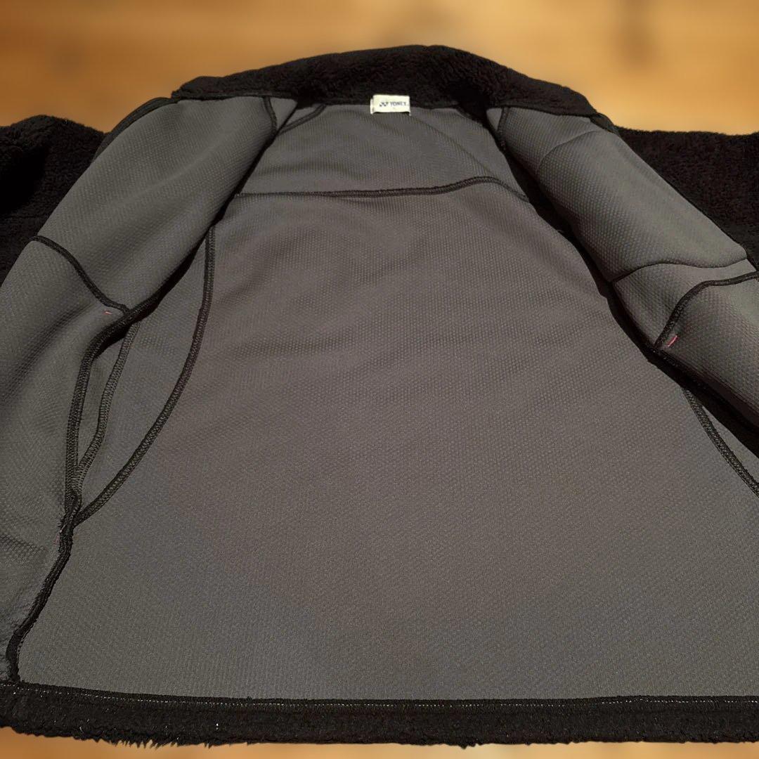 YONEX ヨネックス　ボアジャケット　フリース　 ブラック　Lサイズ　テニス