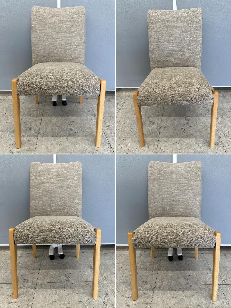 ニトリ　ダイニングテーブルセット　イス×4脚　Nコレクション　ベージュ