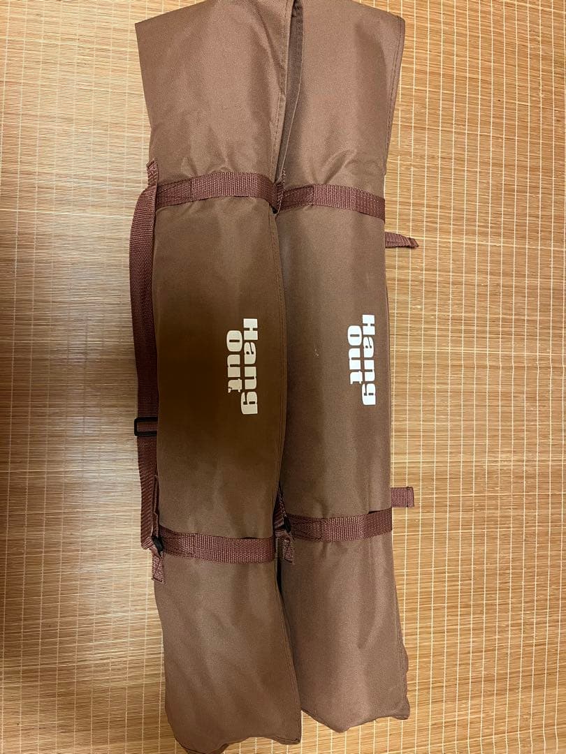 Hangout北欧風ホワイトキャンバス折りたたみチェア2脚セット　キャンプ