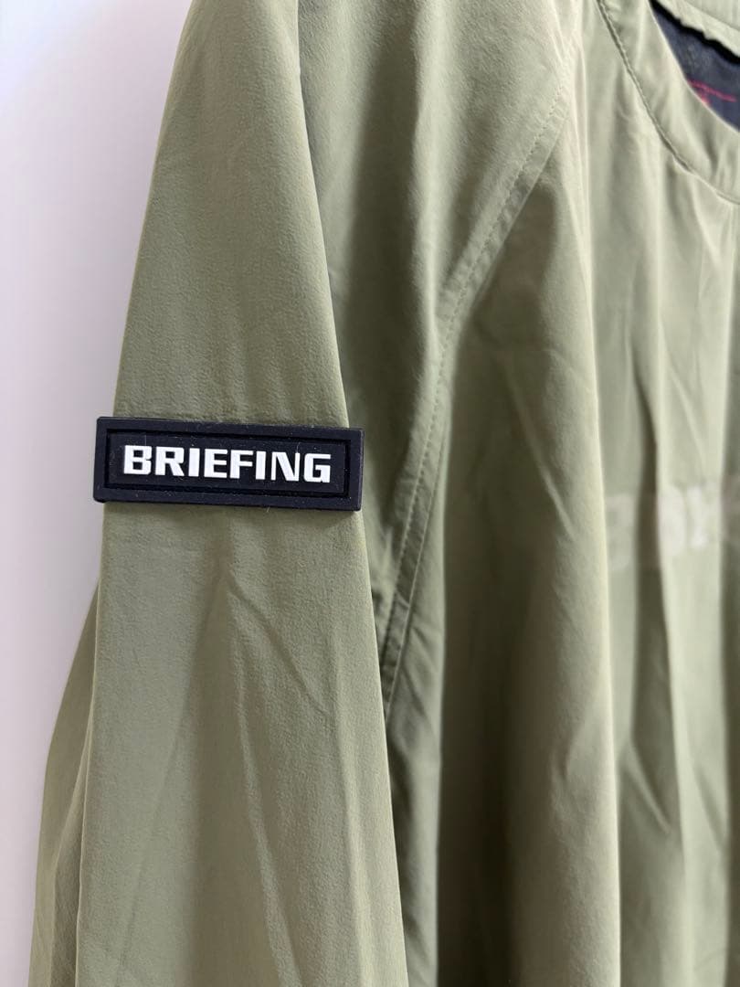 BRIEFING MS WIND PULLOVER カーキ L