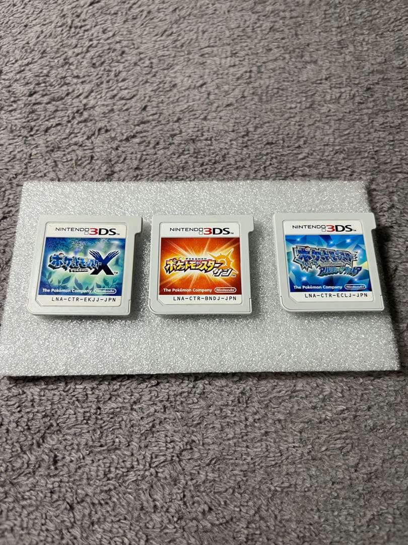 Nintendo3DS ポケットモンスターＸ、サン、アルファサファイア