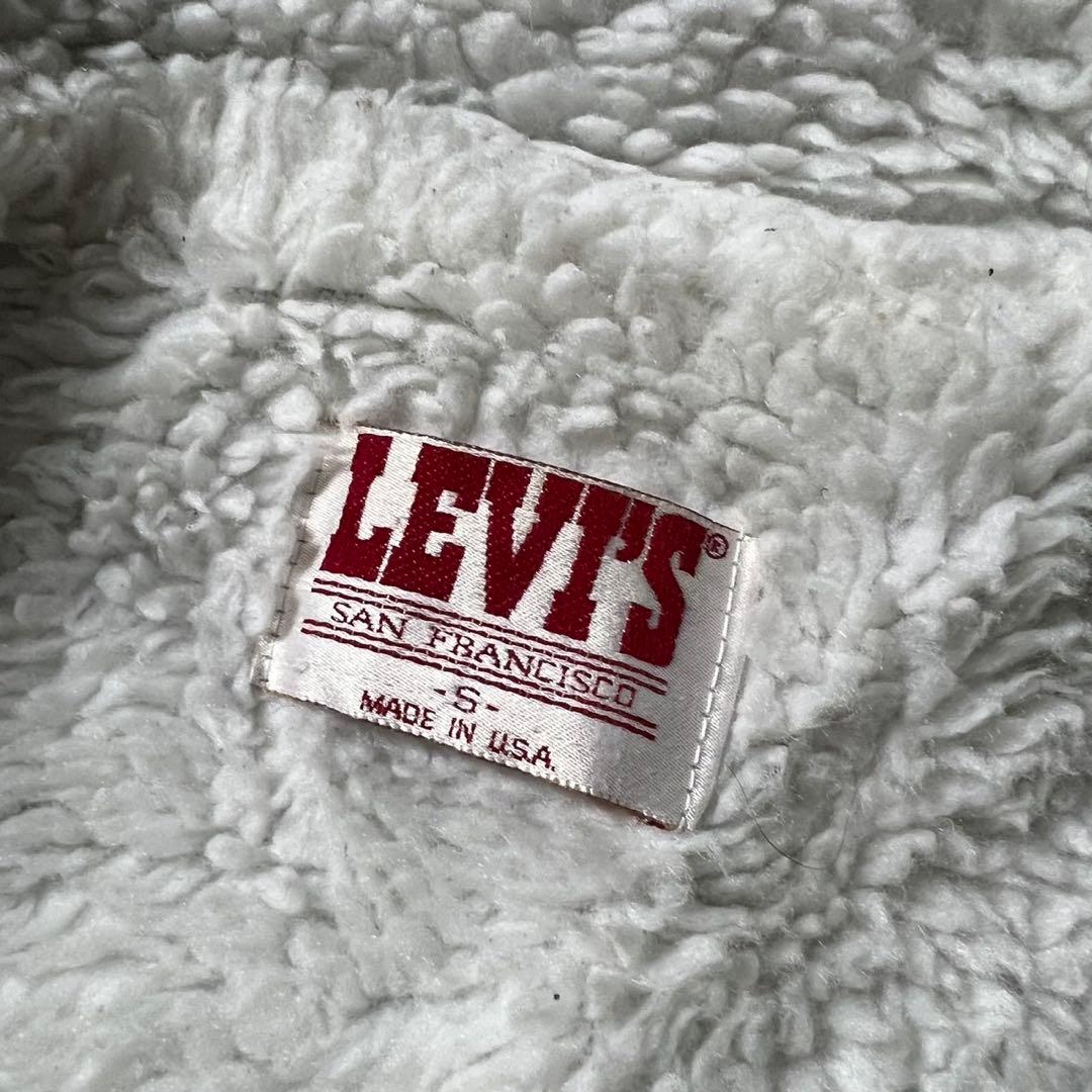 80s Levi’s 70609 デニムボアジャケット S USA製 短丈