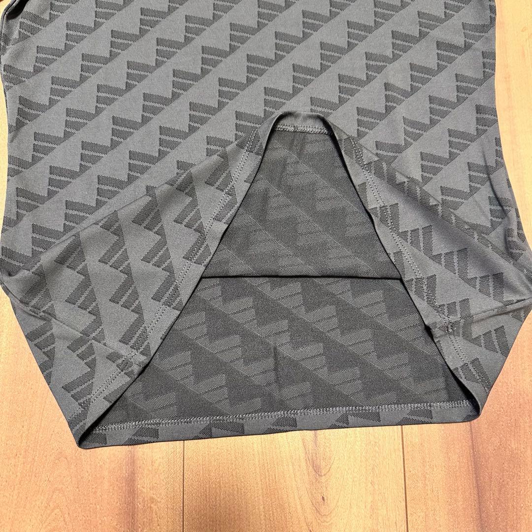 半袖ポロシャツ　スカート　セットアップ　春夏　吸水速乾　グレー×ブラック　新品S