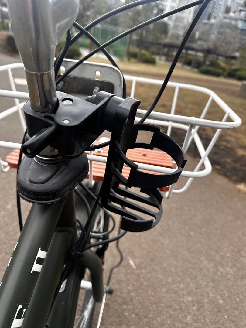 【引取り限定】カーキ★ハイディー2 チャイルドシート電動自転車