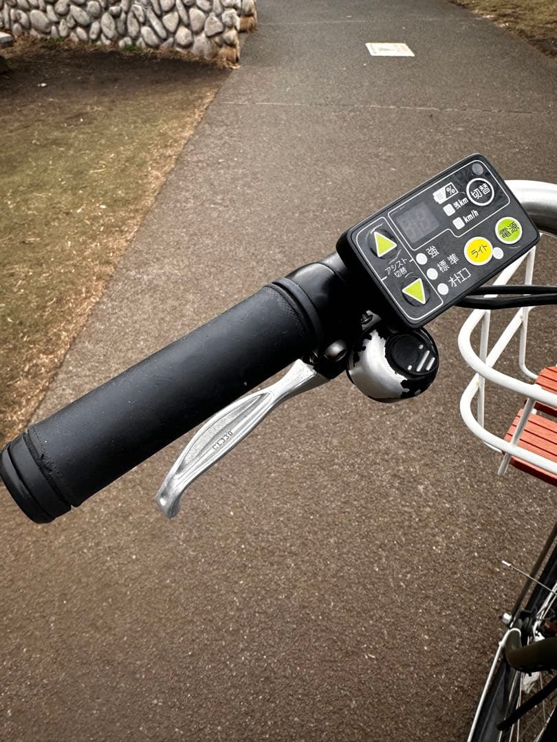 【引取り限定】カーキ★ハイディー2 チャイルドシート電動自転車