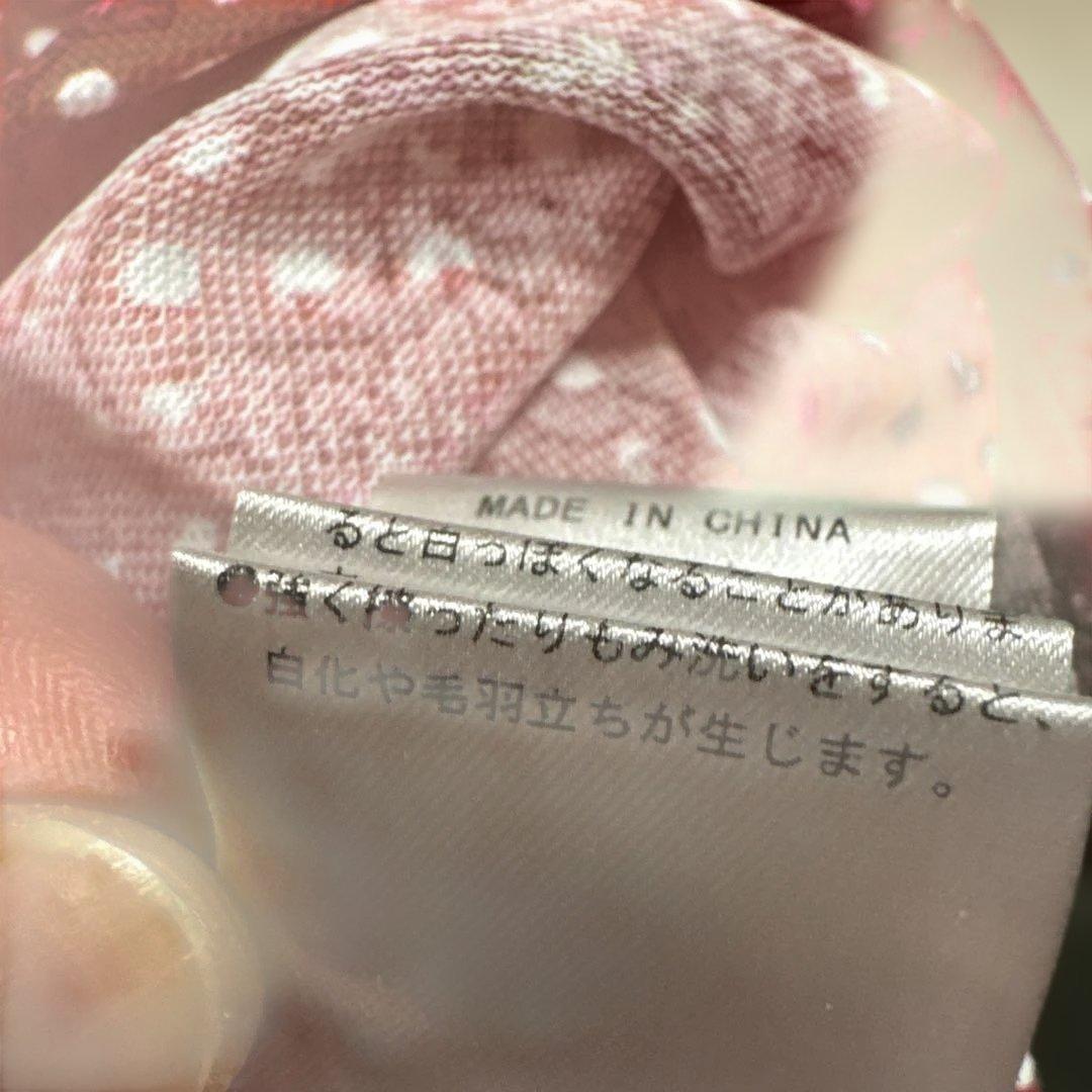 マスターバニーエディション 赤い花柄ポロシャツ