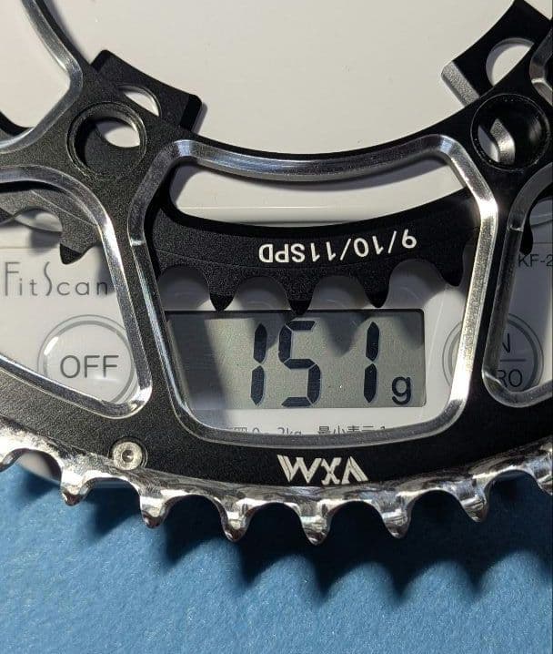 VXM PCD 110mm 5ボルト ダブル用 チェーンリング 53T/39T