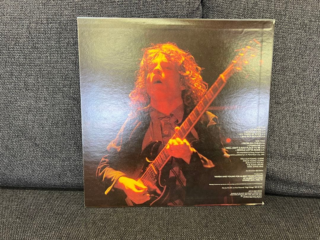 AC/DC Let There Be Rock LP 洋楽　P-10412A