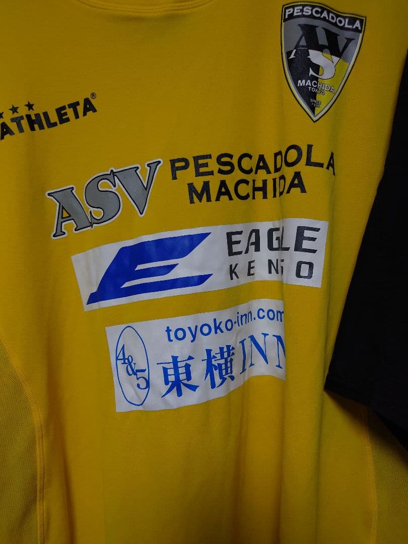 選手支給 ATHLETA ASV PESCADOLA MACHIDA ウェア