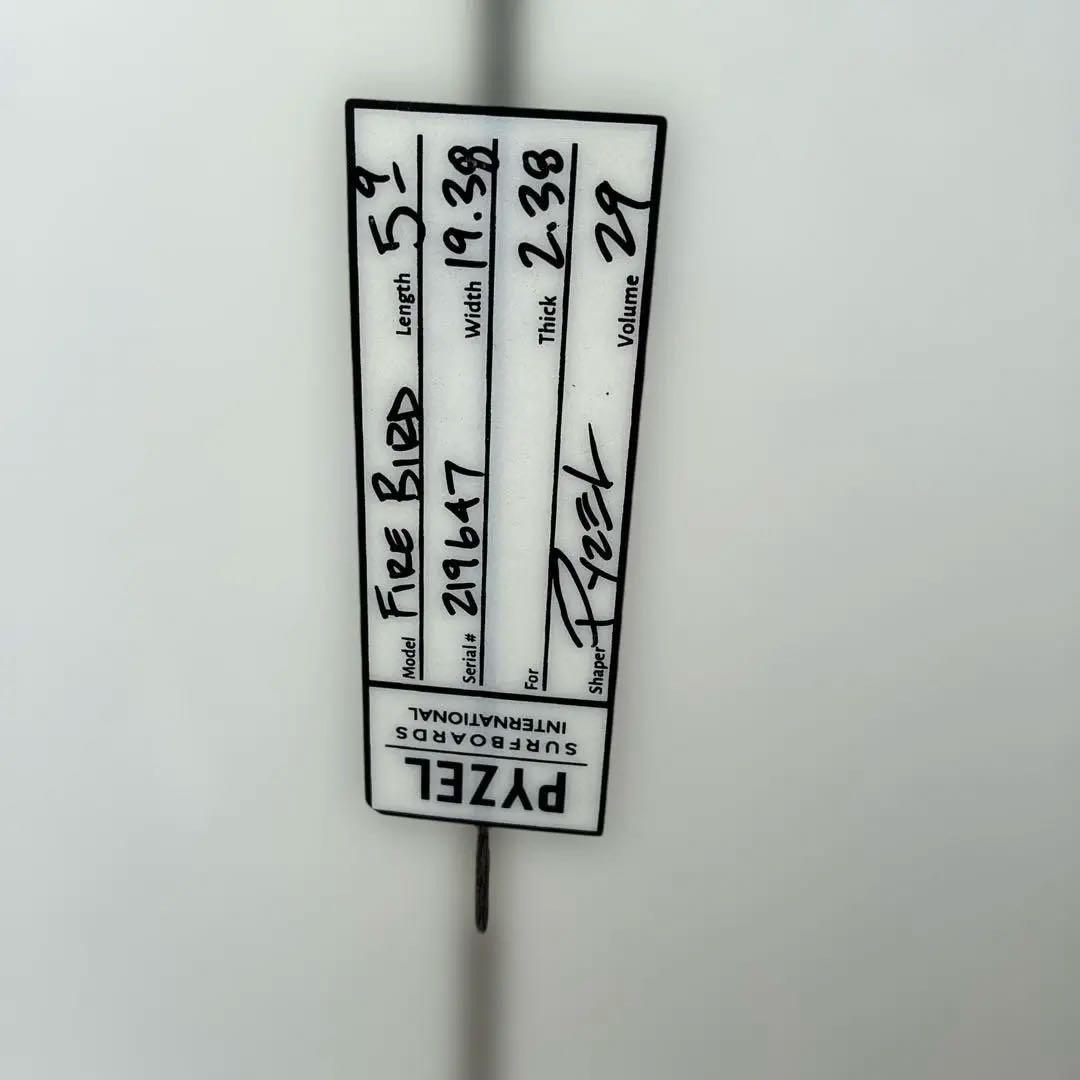 ‼️セール‼️PYZEL パイゼルサーフボード FIREBIRD5.9 29L