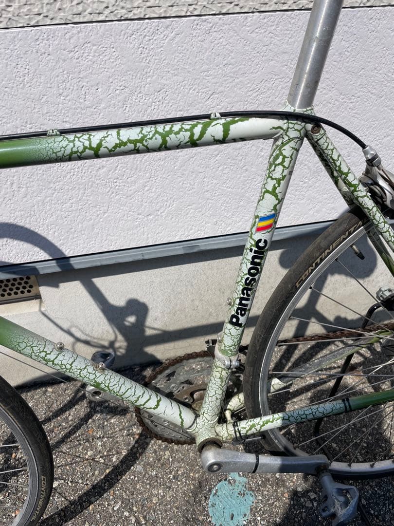 パナソニック　クロモリ　ロードバイク　パナモリ　クレイジーボーイS オーダー