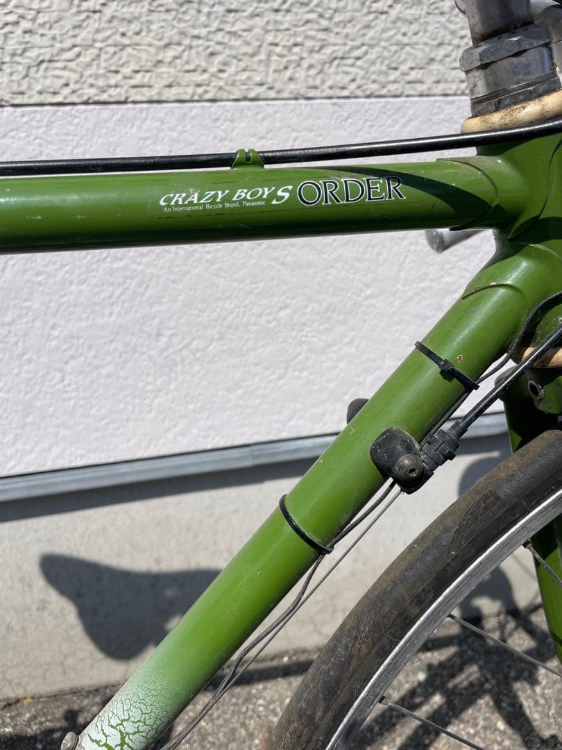 パナソニック　クロモリ　ロードバイク　パナモリ　クレイジーボーイS オーダー