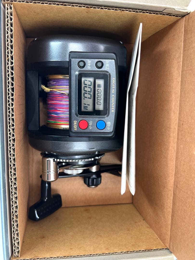 マミヤオーピー フェニックスLD-5500 デジタルカウンター 船用リール