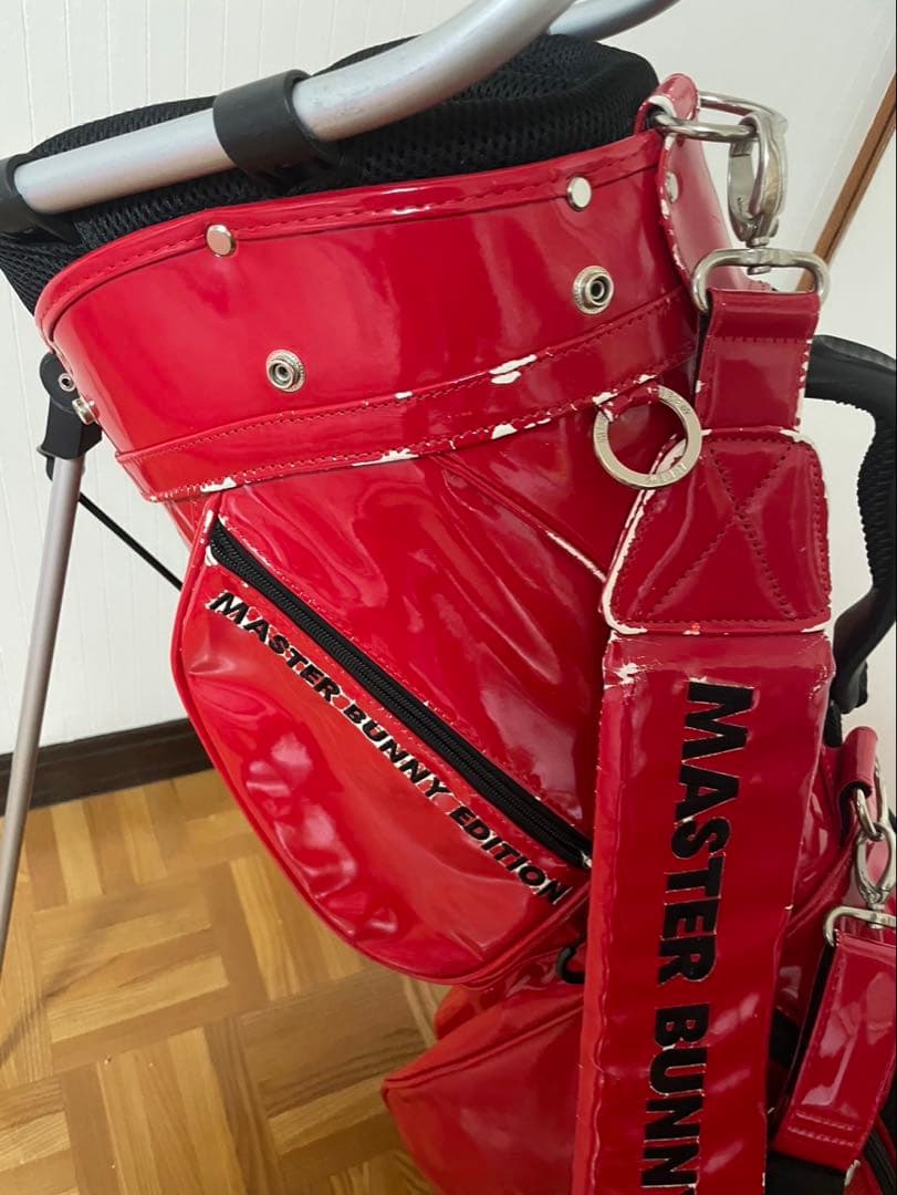 マスターバニー 赤 キャディバッグ
