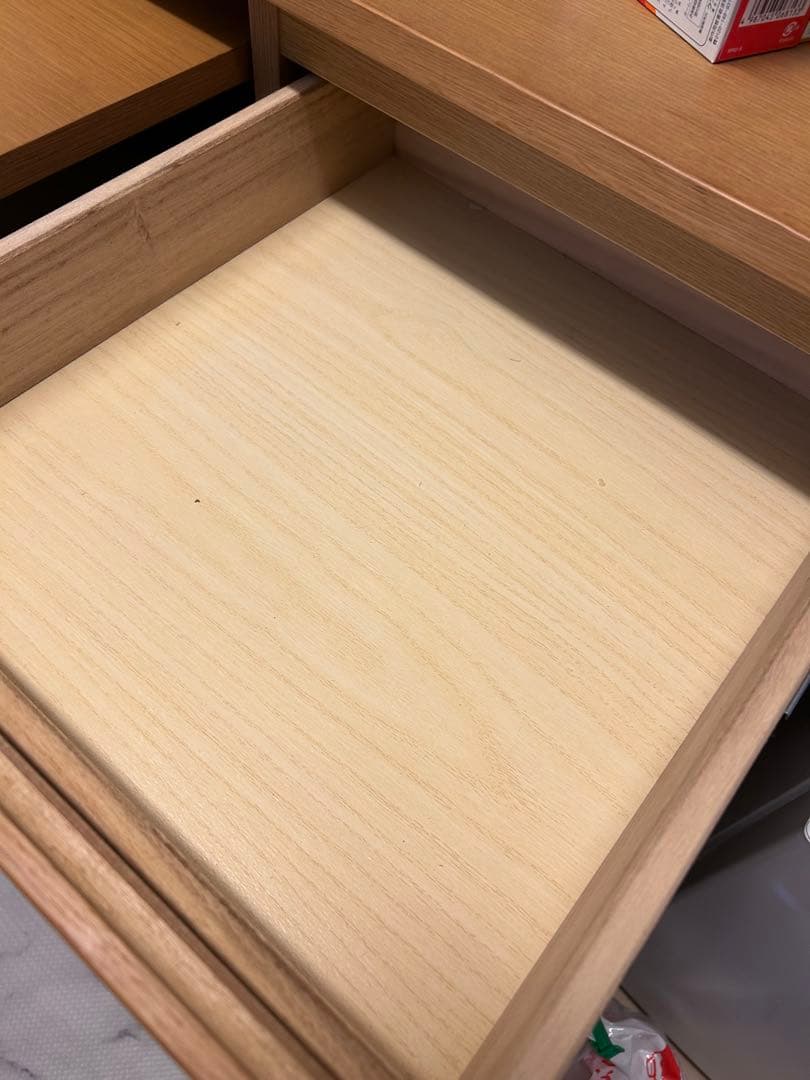 K*O様 ナチュラルウッド 食器棚・キッチンカウンター 無印良品 木製カップボー