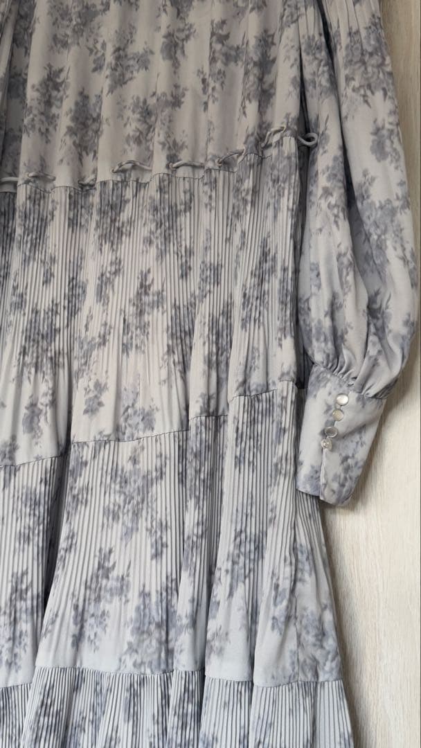 値下済☆ココディール 岡崎紗絵さんコラボ プリーズフラワーティアードワンピース