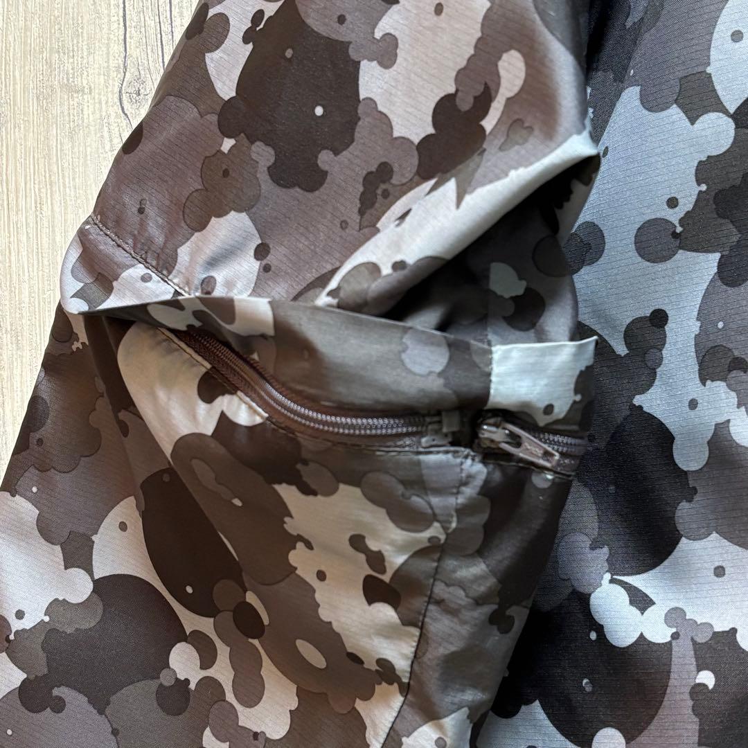 オークリー　OAKLEY ナイロン　プルオーバー　ジャケット　ハーフジップ　総柄