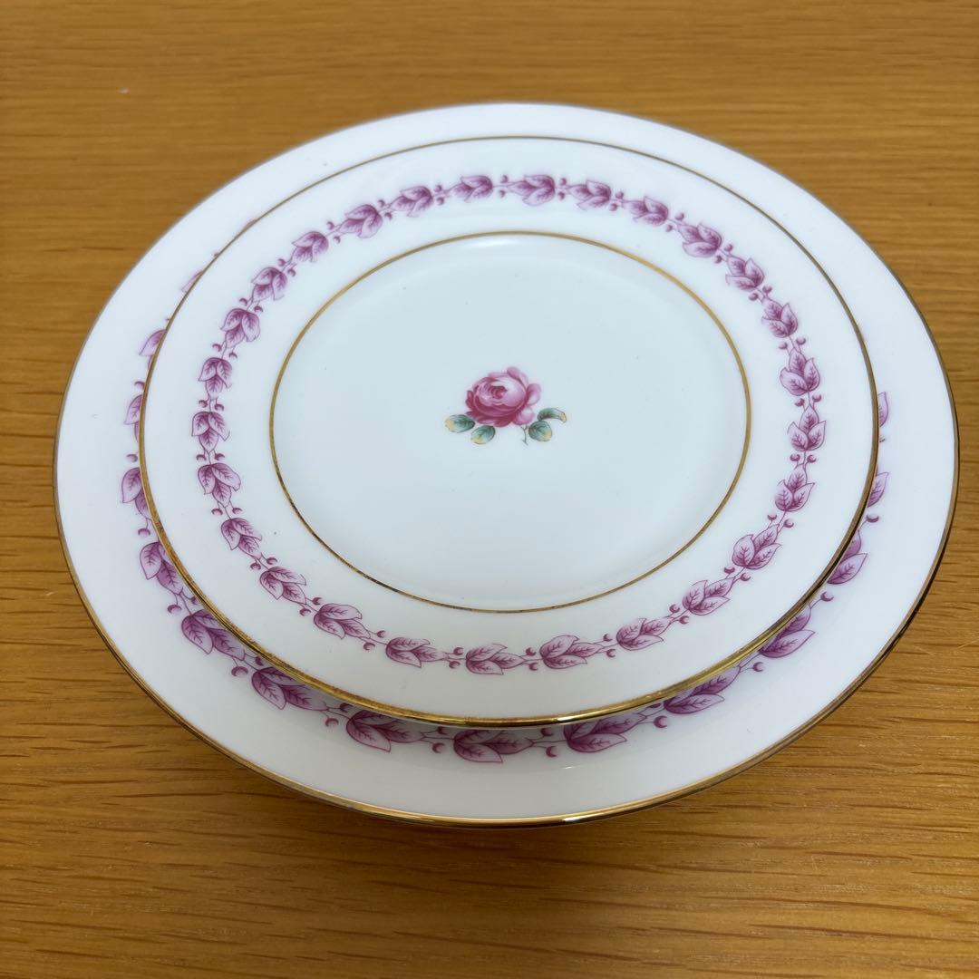 リチャードジノリ　カメリア　ティーC/S 、ケーキ&デザートプレート　カルテット