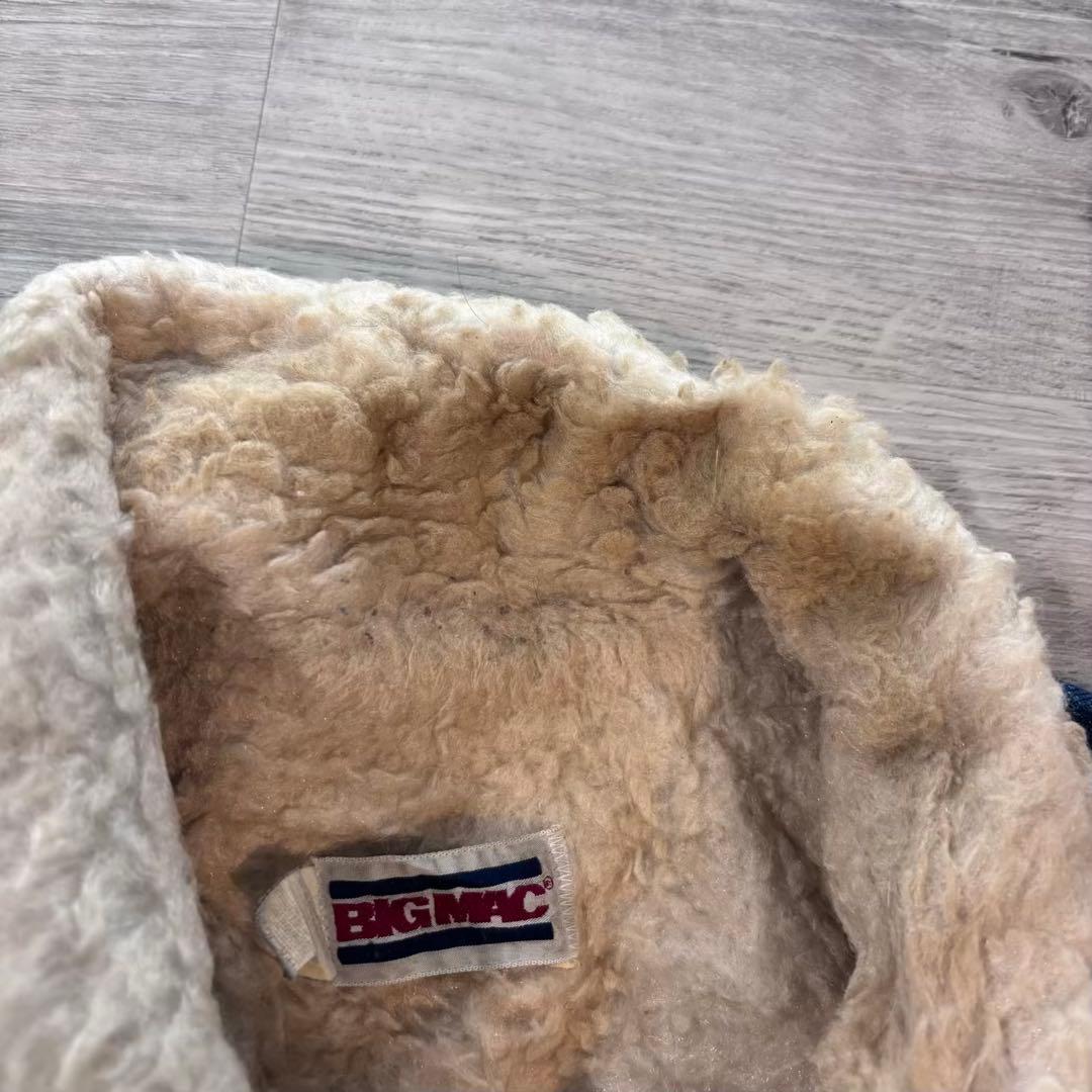 BIG MACビッグマック 裏ボアデニムジャケットGジャン ヴィンテージ#498