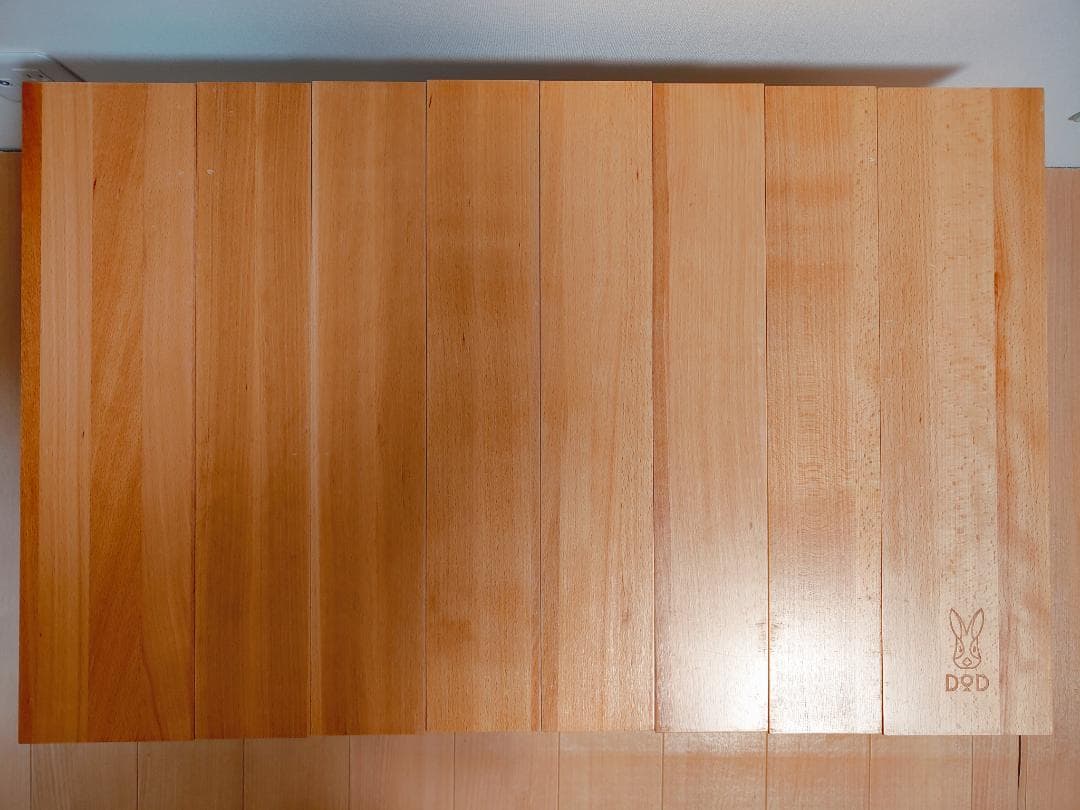 DOD キャナリーテーブルM 高さ調整可 ウッドテーブル キャンプ