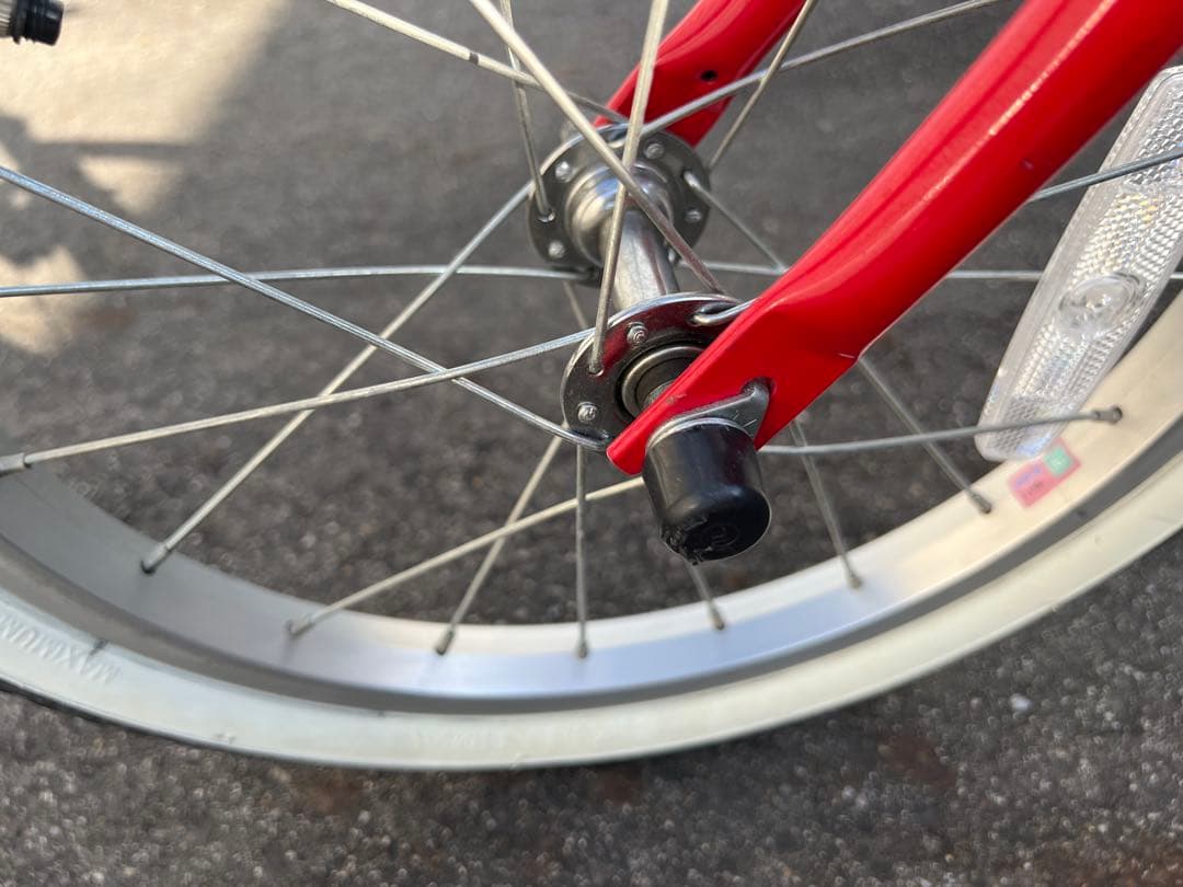 3連休セール中！【引取限定】【室内保管・美品】子供用自転車 16インチ 赤