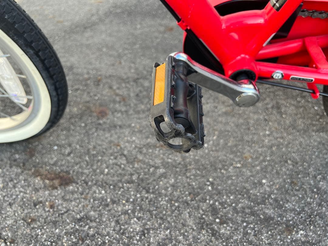 3連休セール中！【引取限定】【室内保管・美品】子供用自転車 16インチ 赤