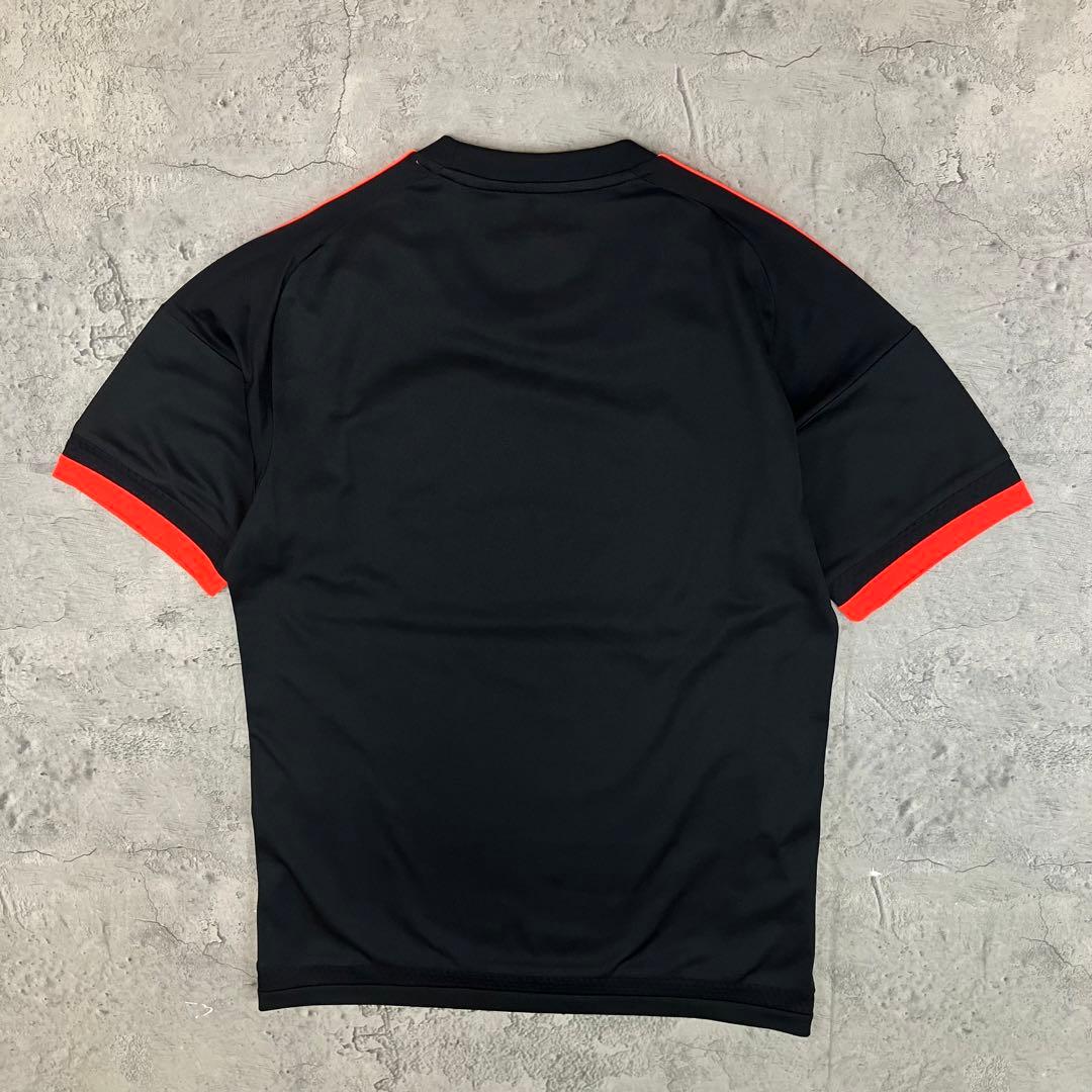 adidas マンチェスターユナイテッド 3rd ゲームシャツ 古着 刺繍 黒