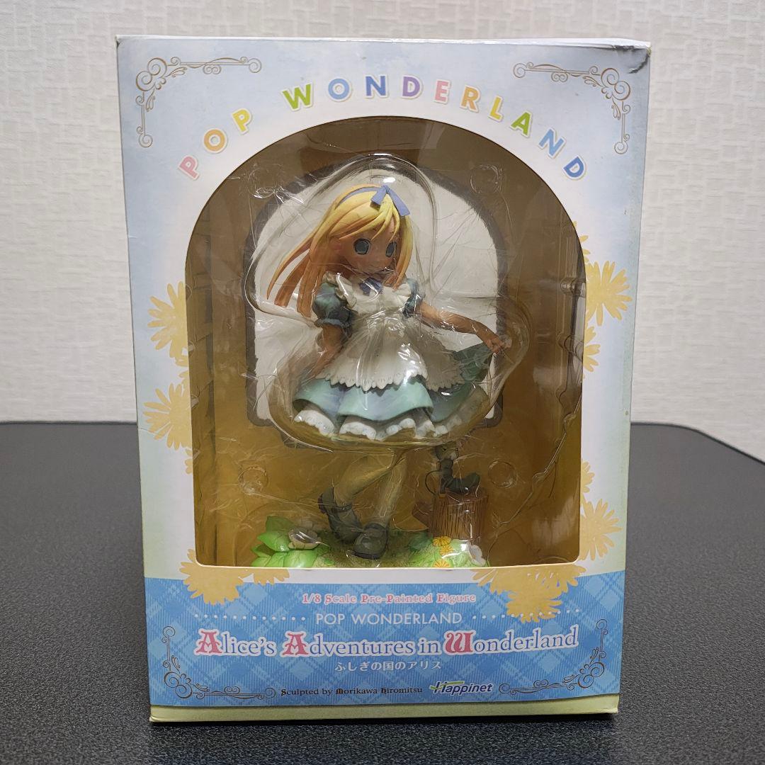 【中古】POPWONDERLAND ふしぎの国のアリス　1/8 PVCフィギュア
