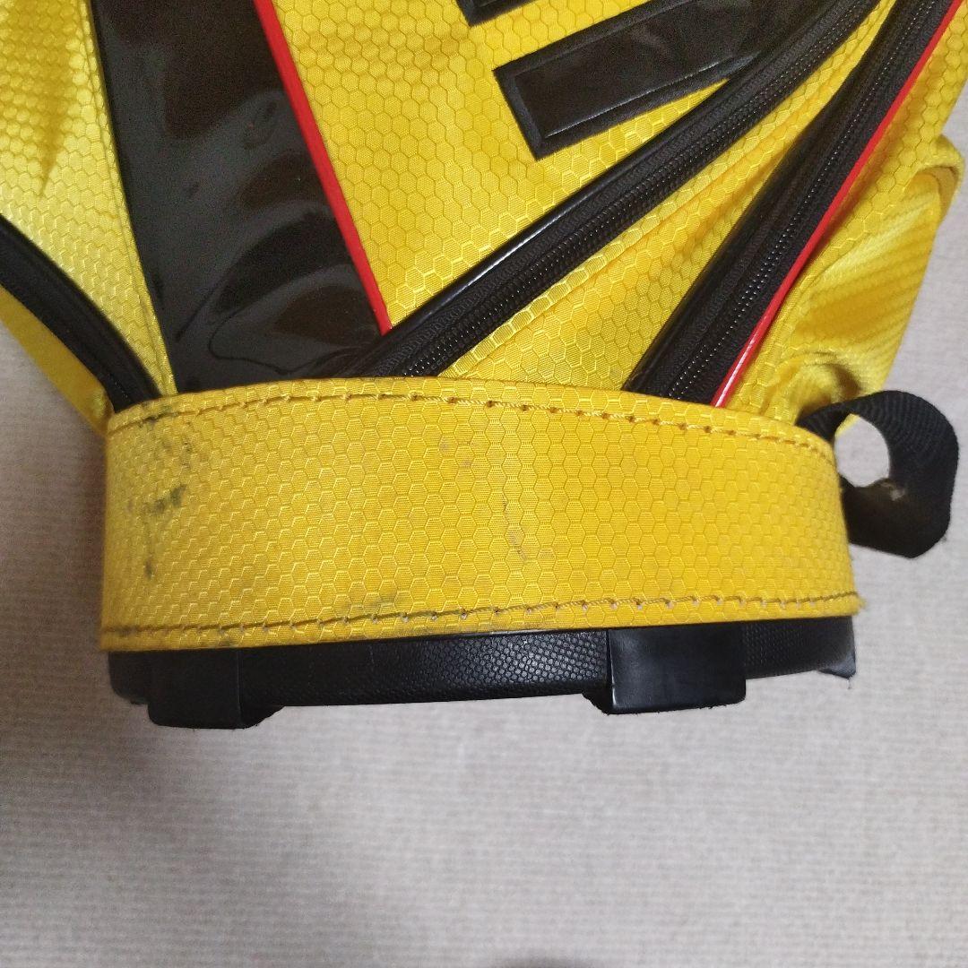 le coq sportif イエロースポーツキャディバッグ フードなし。