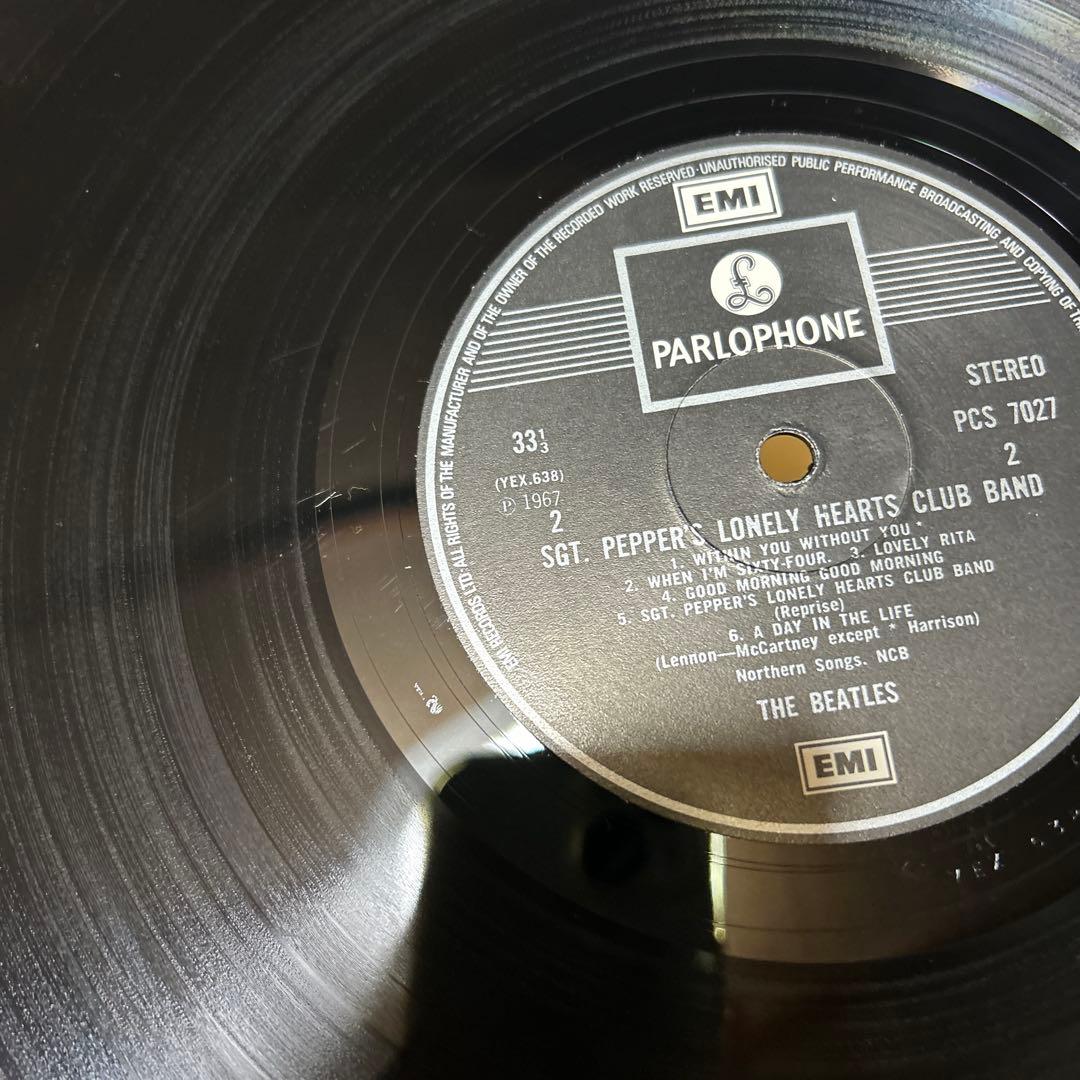 ビートルズ／UK盤2EMI／マト1.2／雑音微小／