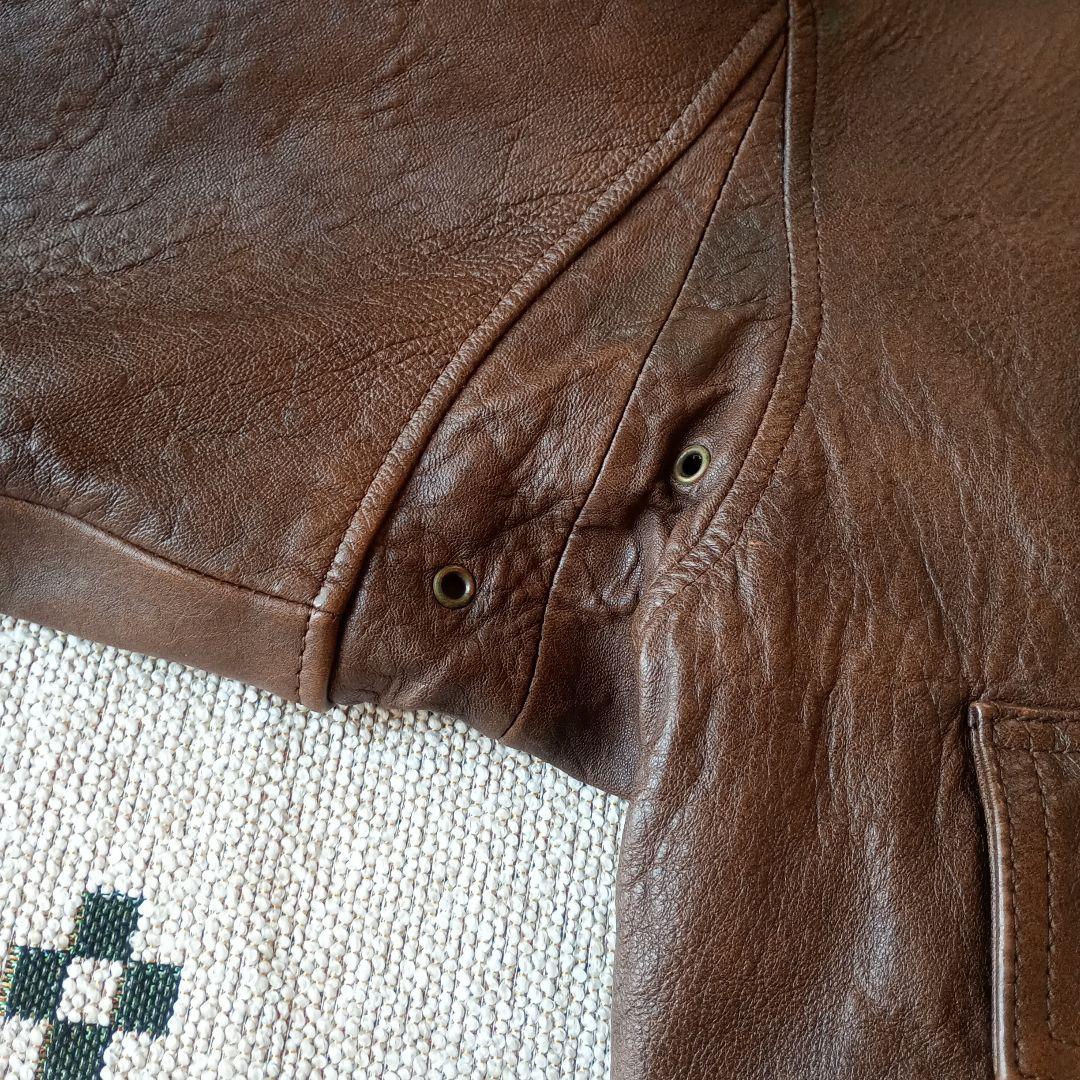 〈ROBO〉 レザージャケット（羊革） Lサイズ　ヴィンテージ品