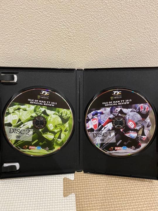 マン島ＴＴレースDVD 2014-2015年　２枚セット