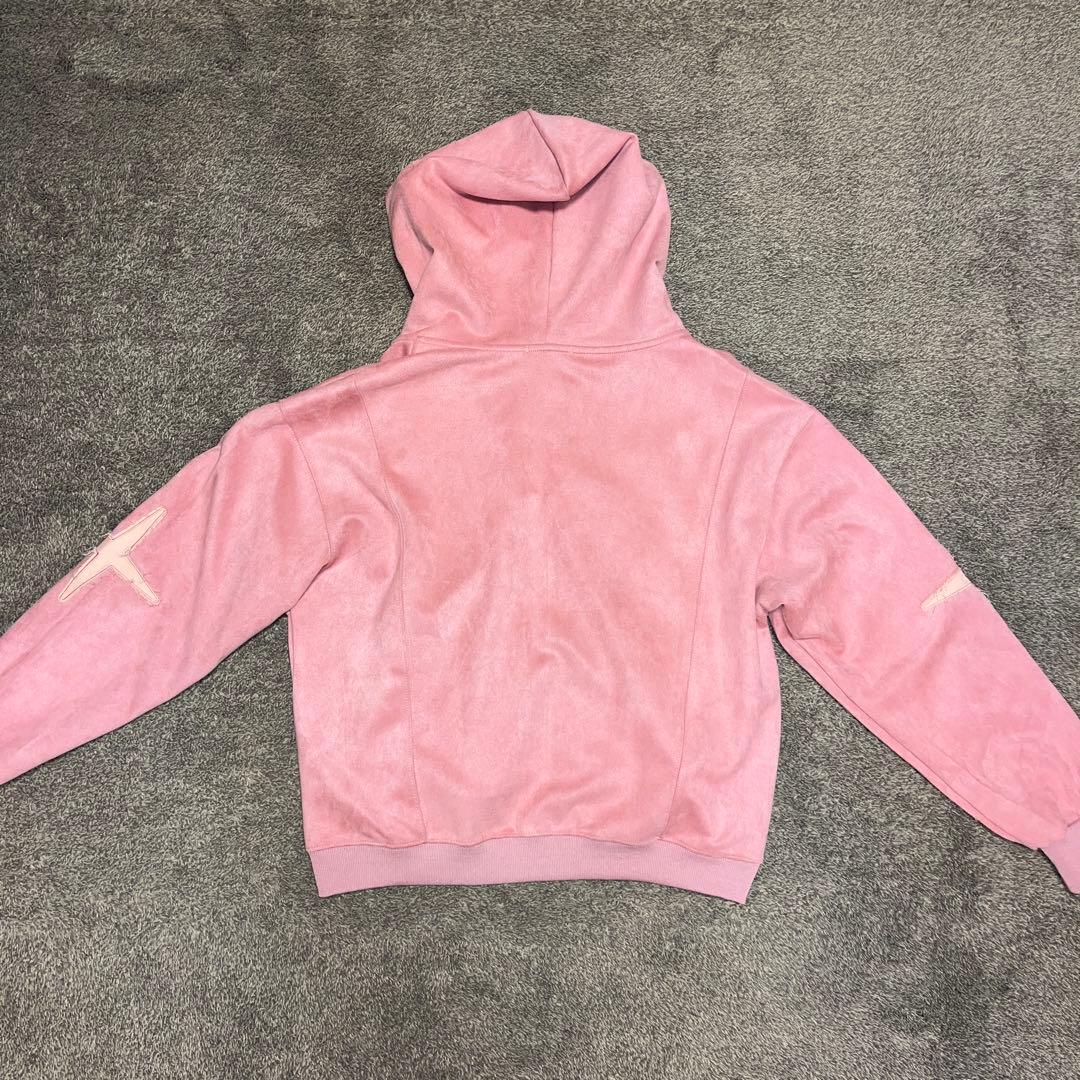 ロゴパッチショートパーカー Y1022- ピンク/M