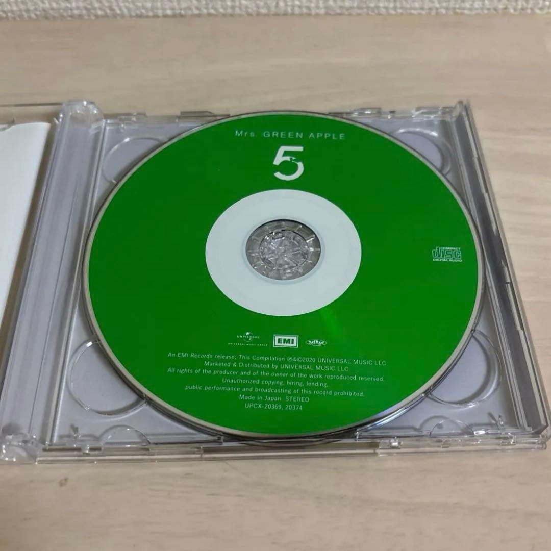 ミセスグリーンアップル『5』初回限定盤　CD +DVD