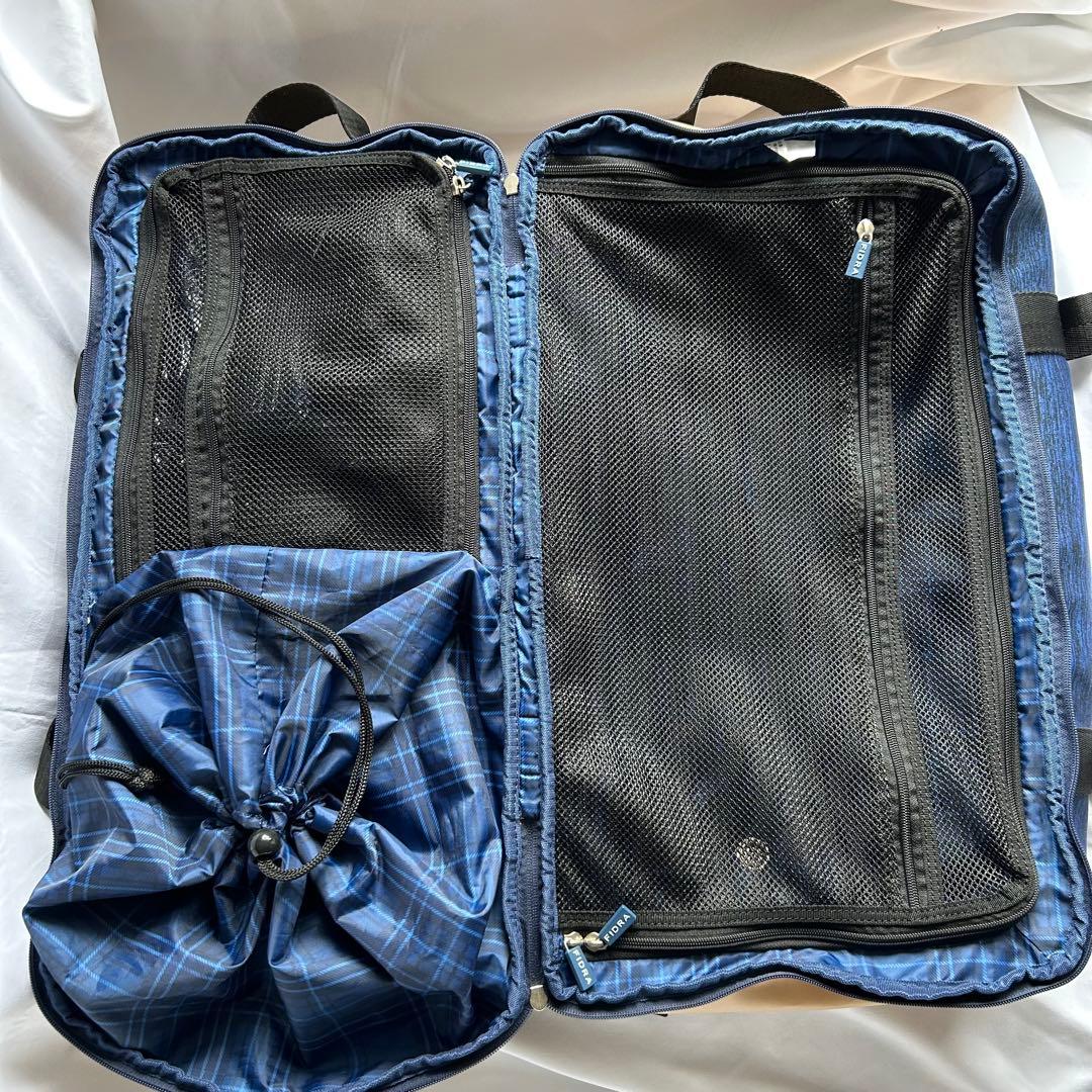 【美品】FIDRAフィドラ 2way ボストンバック リュック ゴルフ ネイビー