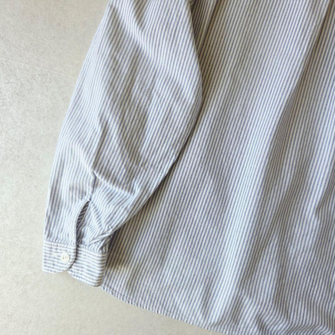 DANTON ラウンドカラープルオーバーシャツ