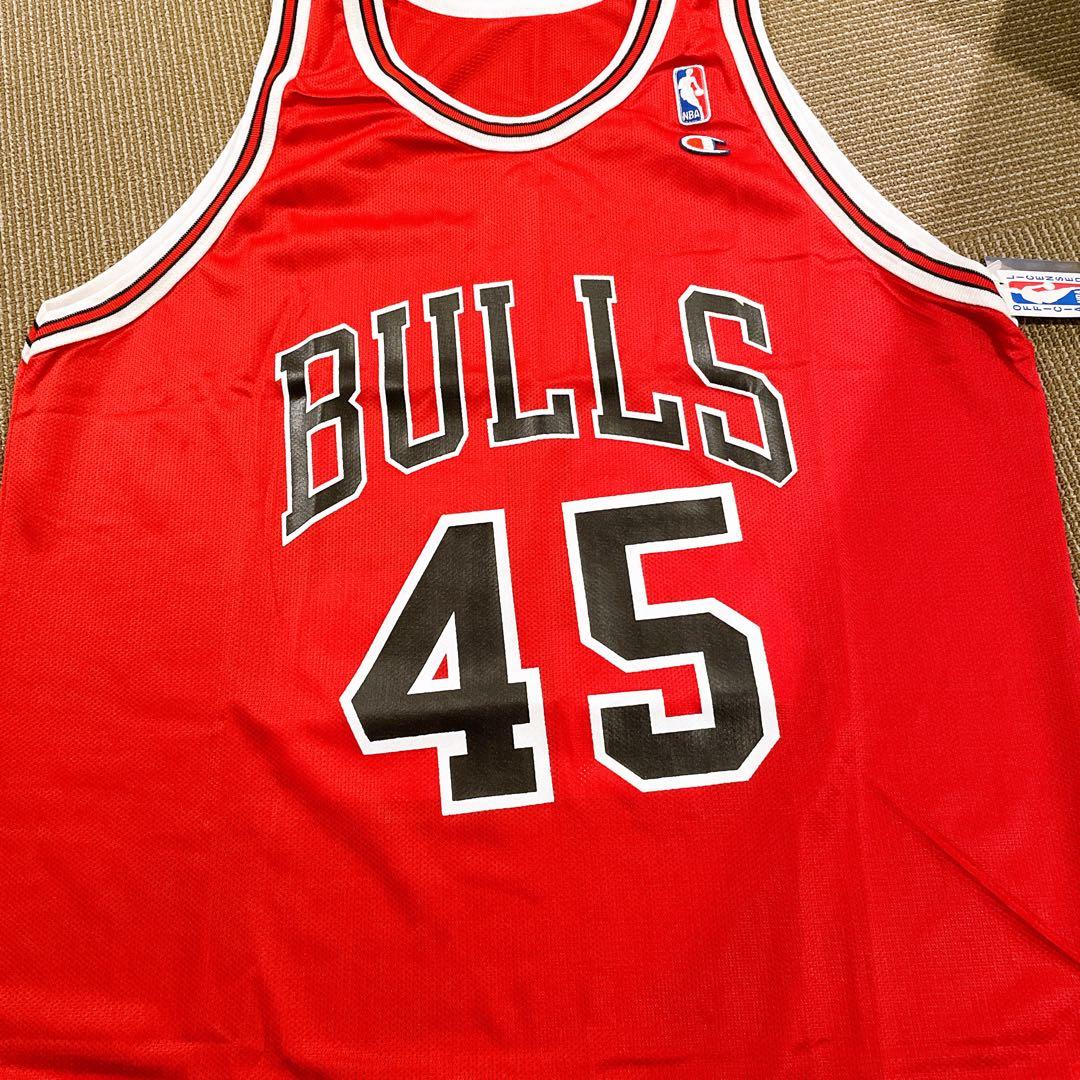 【新品タグ付】champion×シカゴブルズ/幻背番号45/マイケルジョーダン/