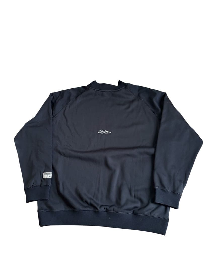 Backwards Tech Sweat Mock Necブラック XL