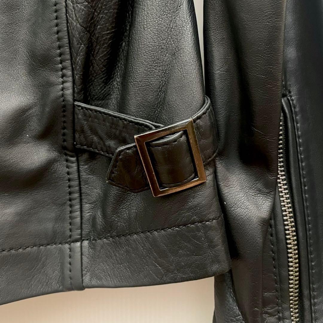 Haruf ハルフ レザージャケット 革ジャン メンズ 本革 フード付き 秋冬