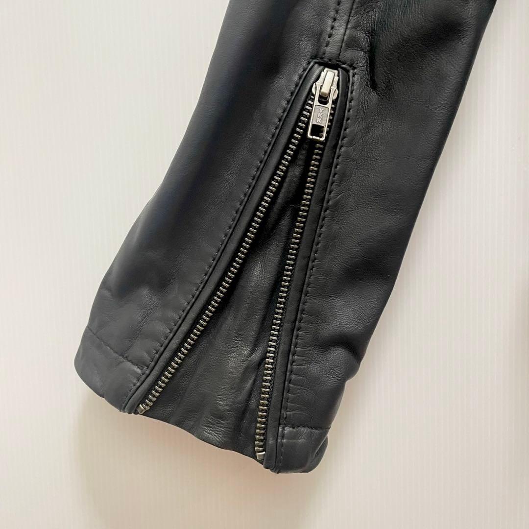 Haruf ハルフ レザージャケット 革ジャン メンズ 本革 フード付き 秋冬