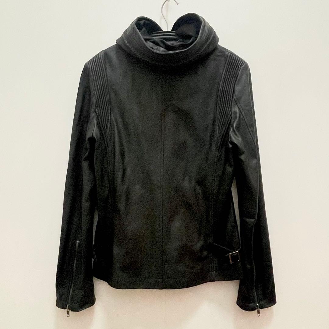 Haruf ハルフ レザージャケット 革ジャン メンズ 本革 フード付き 秋冬