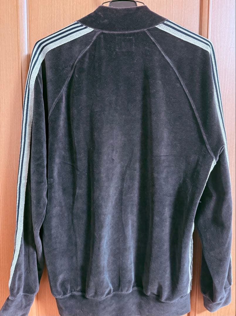 needles ニードルズ ベロア トラックジャケット Mサイズ ネイビー