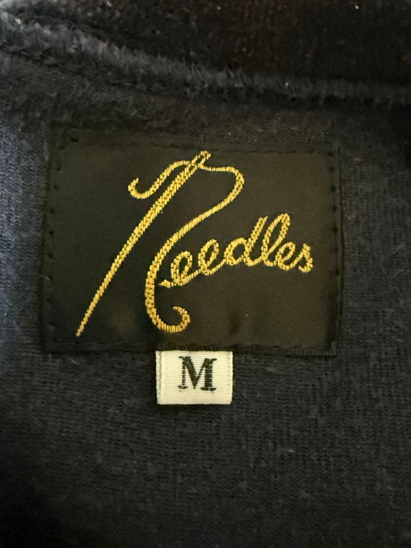 needles ニードルズ ベロア トラックジャケット Mサイズ ネイビー