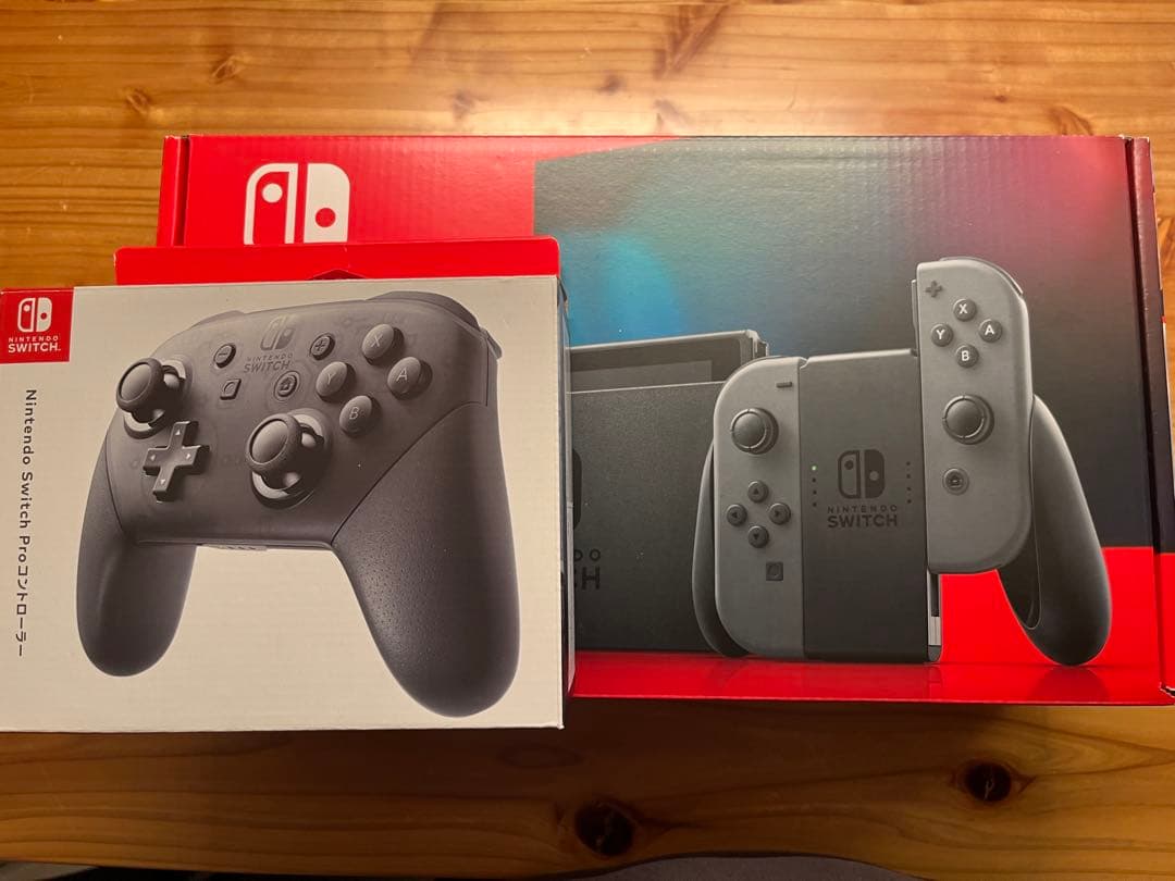 【美品】Nintendo Switch 本体+ソフト5本+プロコン