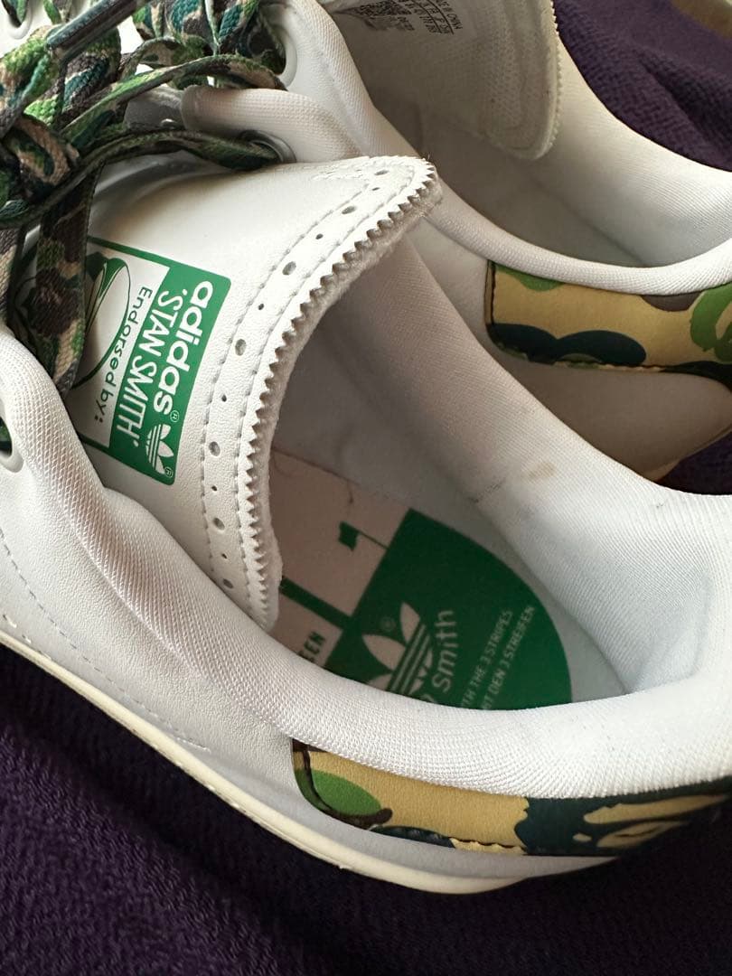 【限定コラボ】A BATHING APE® adidas ゴルフ スタンスミス