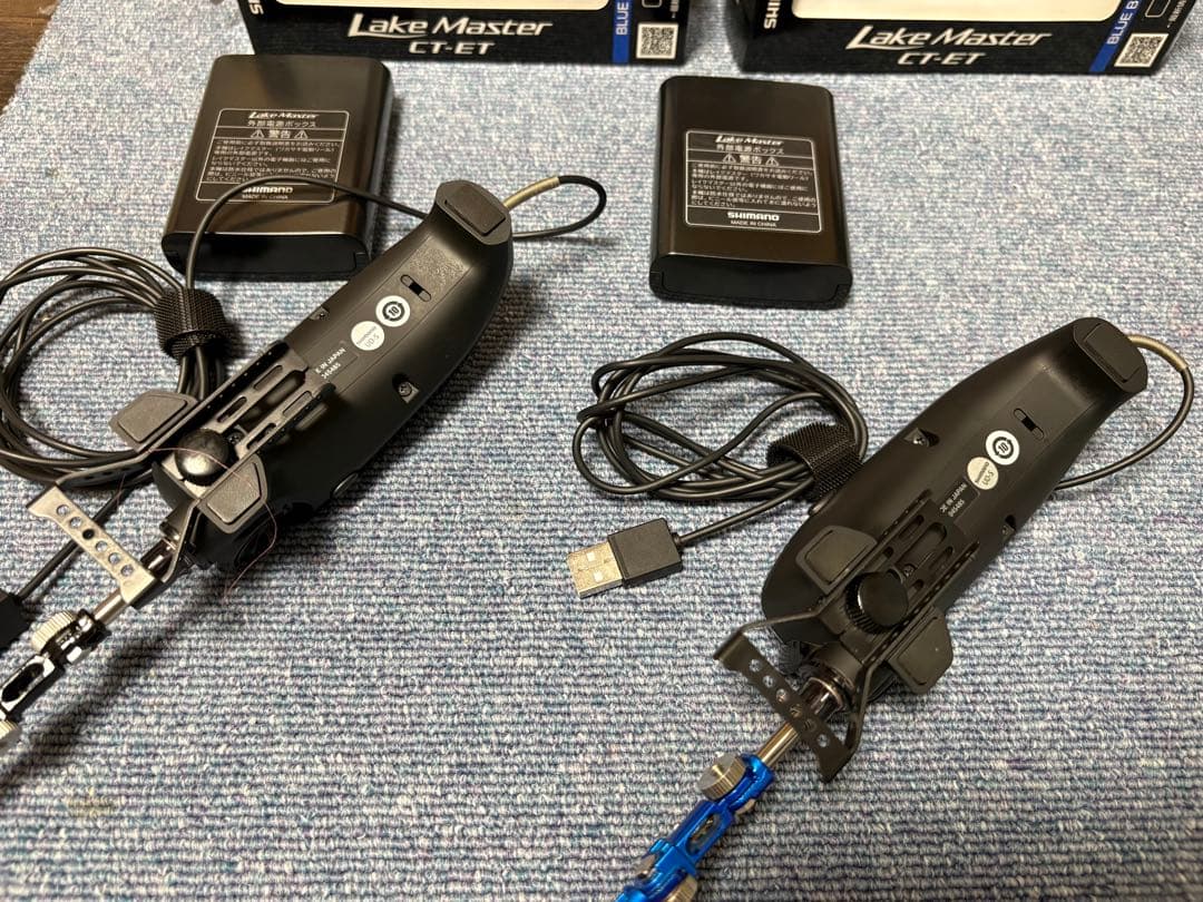 Lake Master CT-ET ワカサギリール 2個セット バッテリー付き